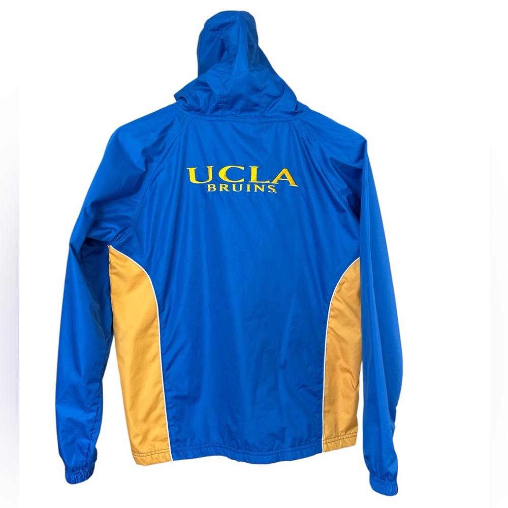 UCLA Bruins Hooded Windbreaker Jacket Blue Gold Fleece Lined Youth 14–16 . XS/S